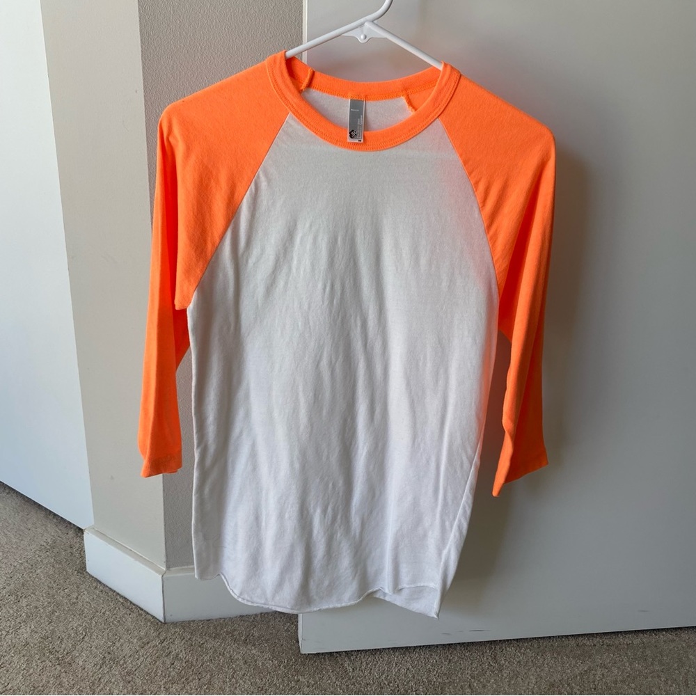 American Apparel 50/50 Raglan 3/4 Sleeve Tee